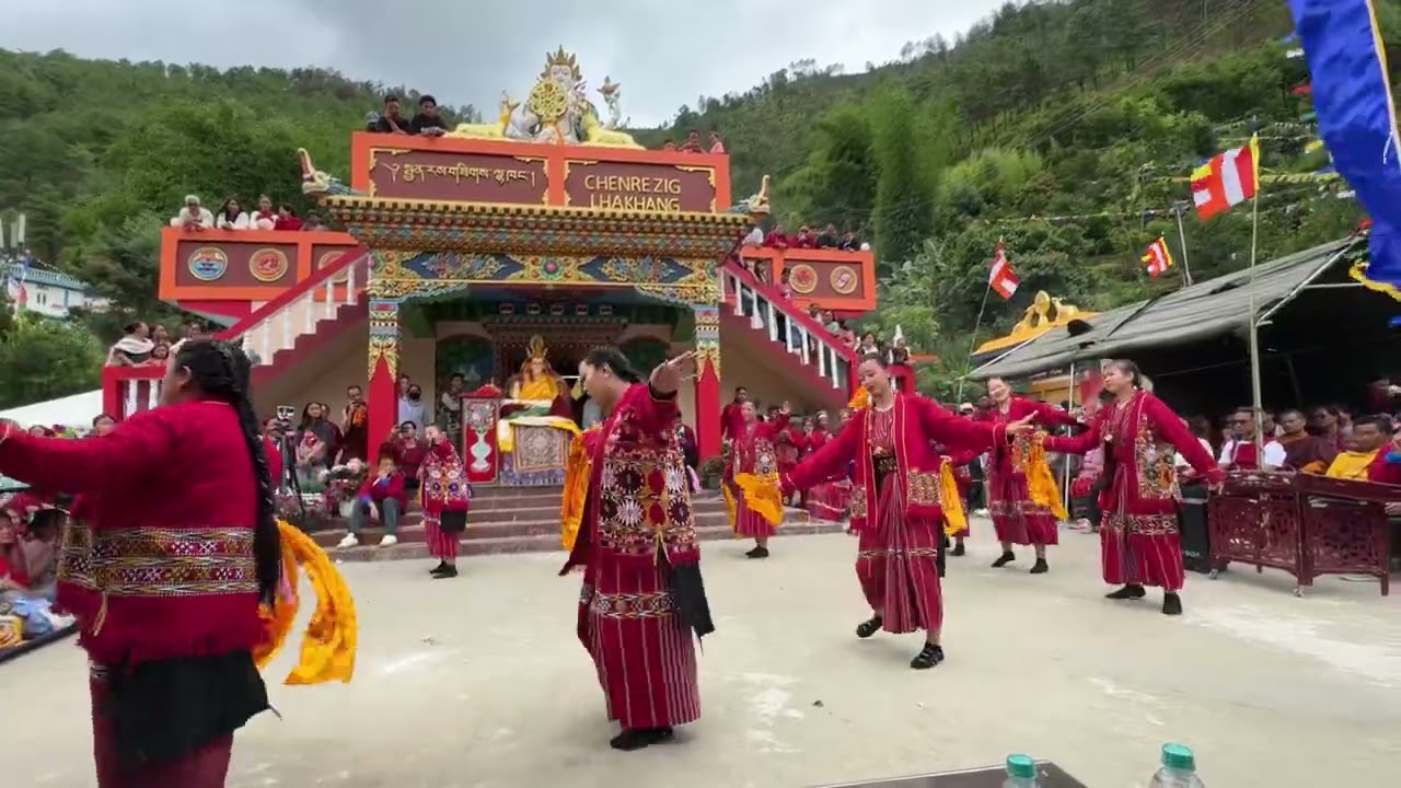 So Gyawa Yeshi Norbu#Modern Monpa song dance#Chenrizig Lhakang#Dirang 2025