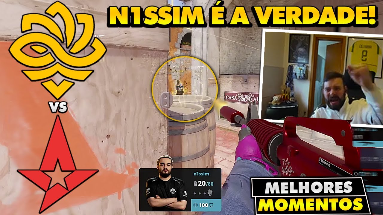N1SSIM ESTÁ JOGANDO DEMAIS!! Melhores Momentos: LEGACY vs ASTRALIS - PGL BUCHAREST