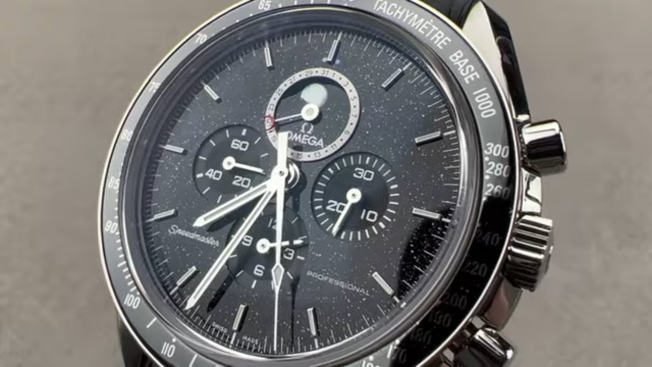 Omega Speedmaster Professional Moonphase Aventurine 311.33.44.32.01.001 Omega Watch Review