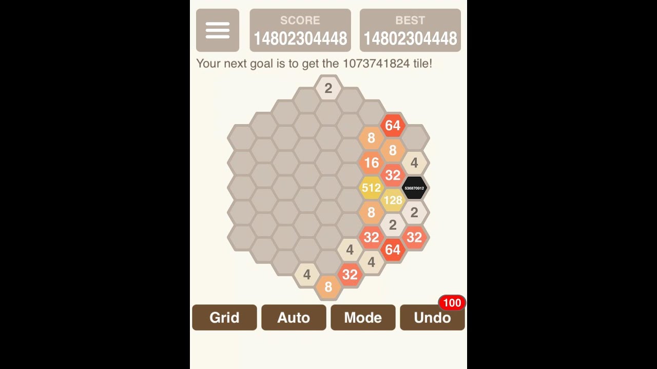 Hexic2048 - 536870912 Tile