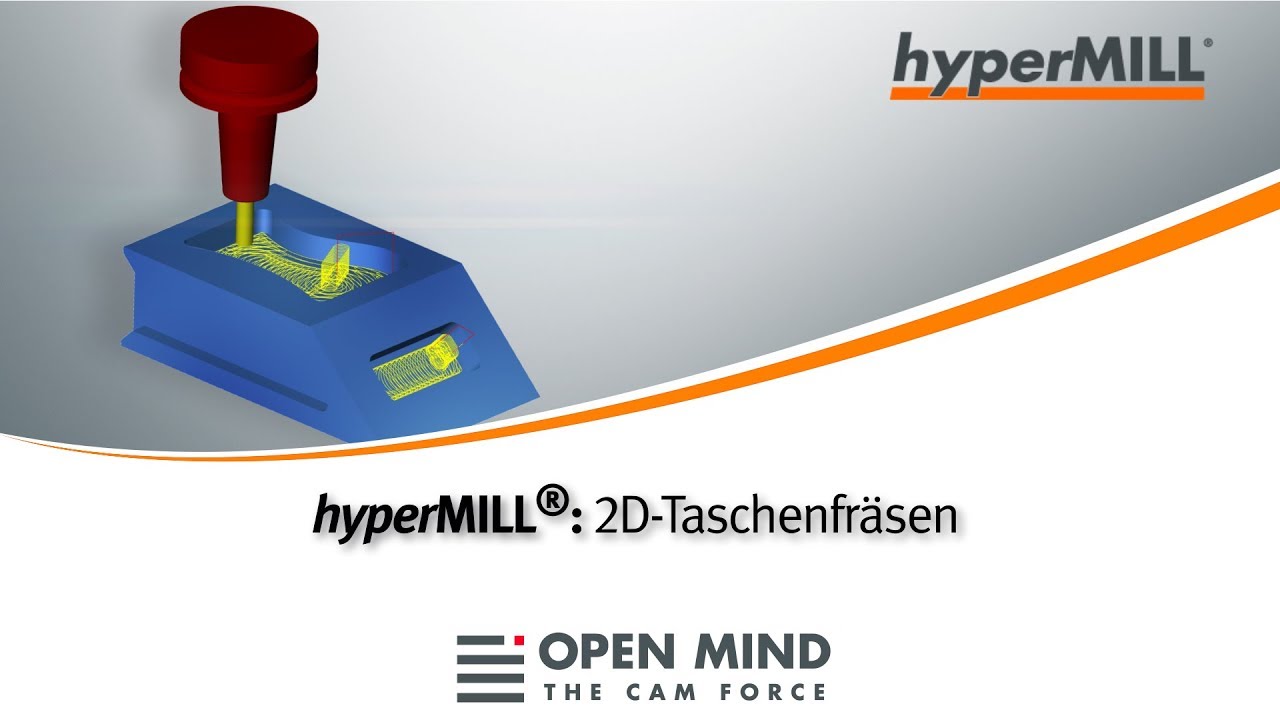 hyperMILL: 2D-Taschenfräsen | Tutorial |