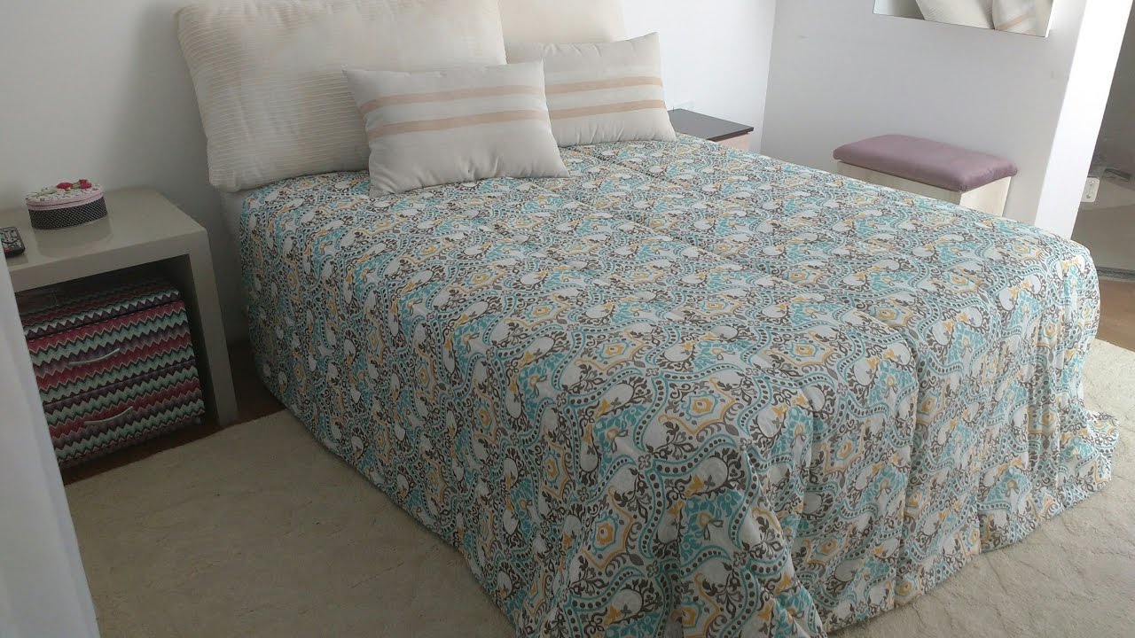 Diy ! Edredon casal passo a passo!