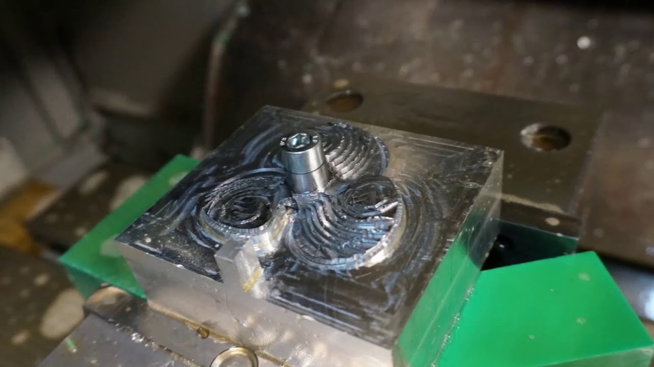 Propeller manufacturing on CNC machine