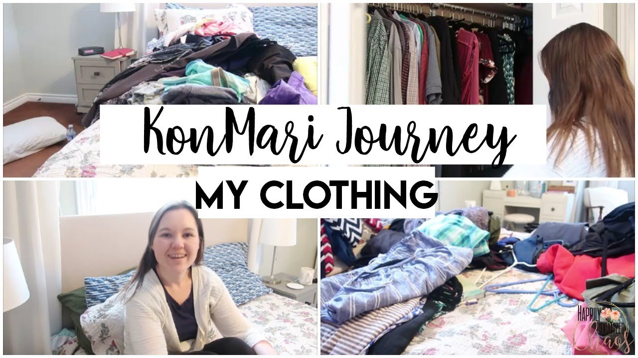 EXTREME CLOTHING CLEANOUT | KONMARI STYLE