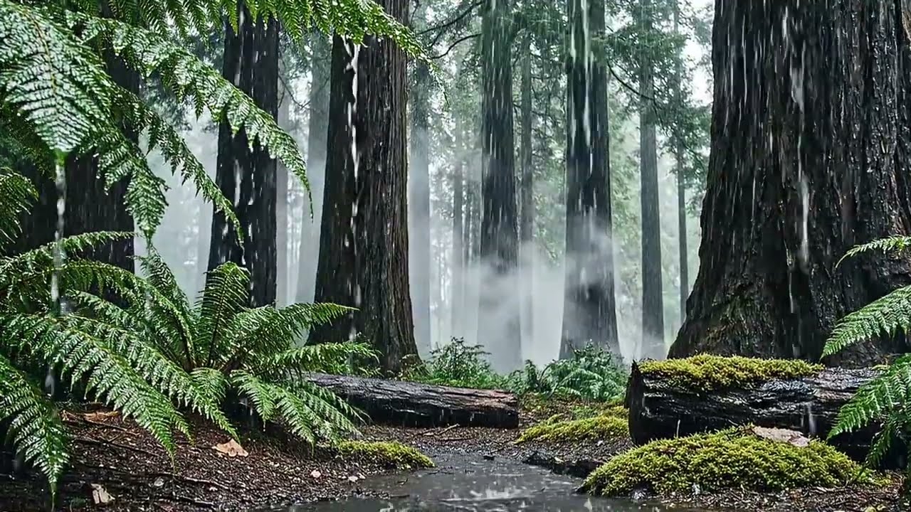 🌧️ Heavy Rain Sounds for Sleeping | Forest Rain Dreams | 3 Hours #rainsoundsforsleeping