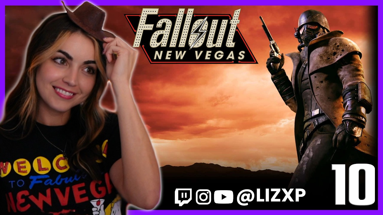 FIRST TIME PLAYING Fallout New Vegas | FULL VOD | LizXP [10]