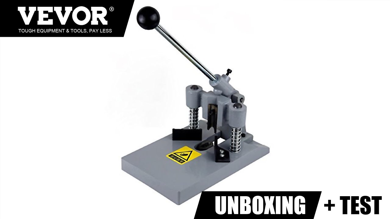 Manual Round Corner Cutting Machine Round Corner - Unboxing + Test