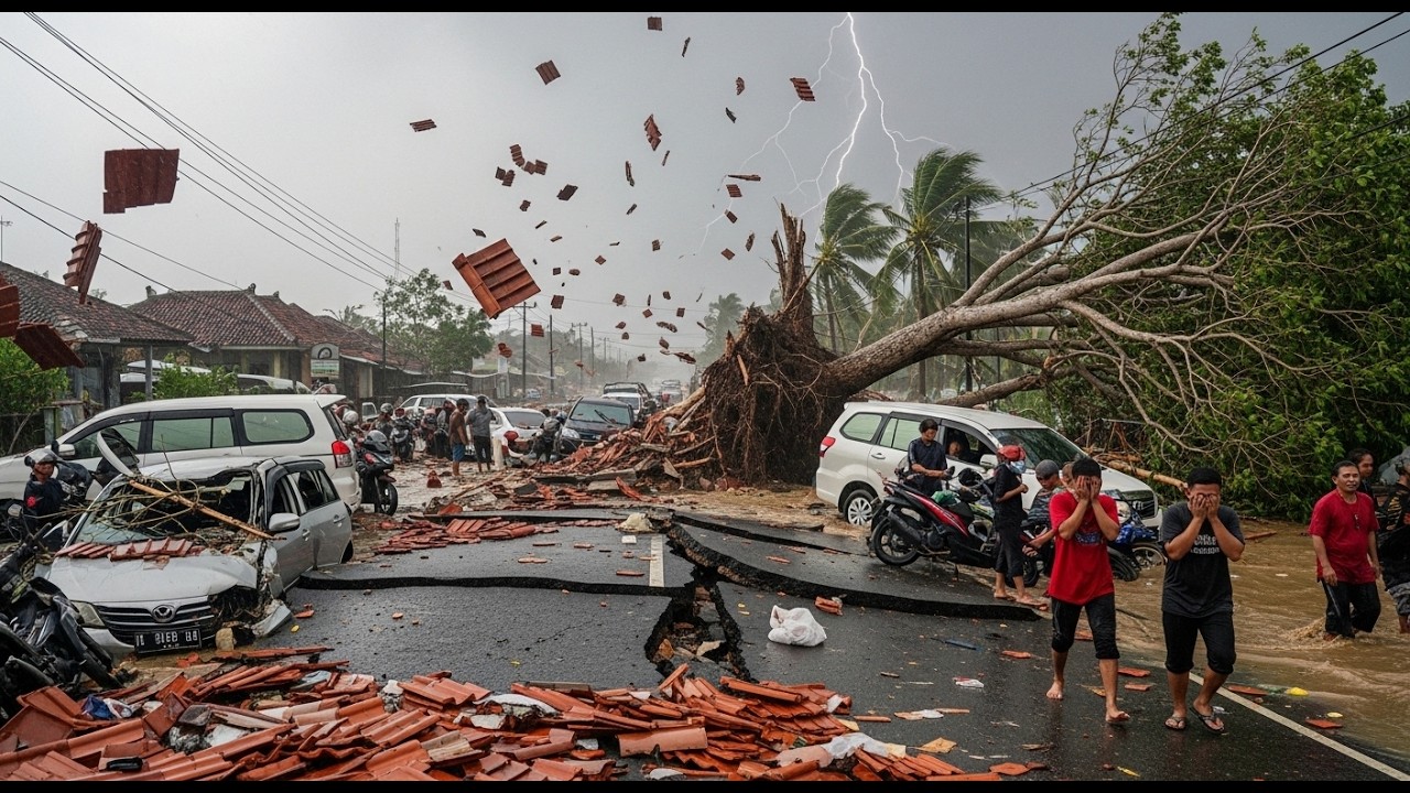 Angin Puting Beliung Terjang Grobogan! Puluhan Rumah Rusak di Gabus dan Tegowanu