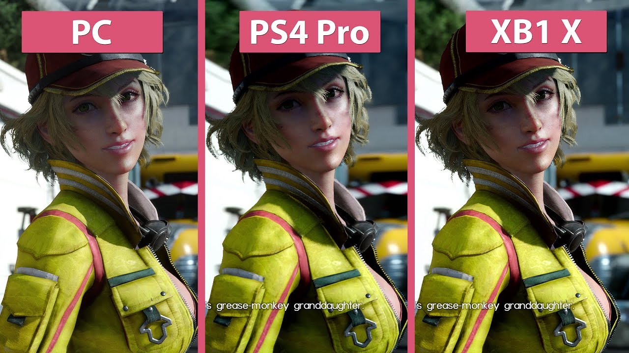 [4K] Final Fantasy XV &ndash; PC vs. PS4 Pro vs. Xbox One X High Graphics Comparison & Frame Rate Test