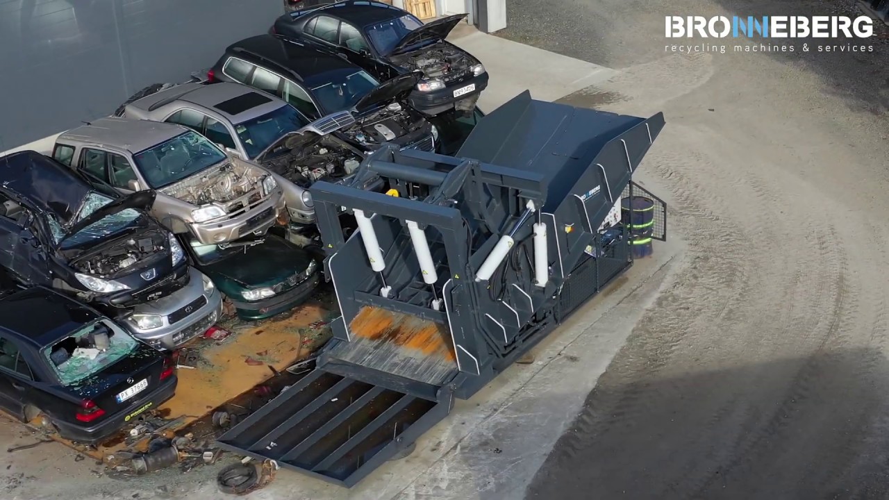 Bronneberg Car Flattener - Autofalter - Car baler - Bilpressar - Aplatisseur Voitures - Autopletter