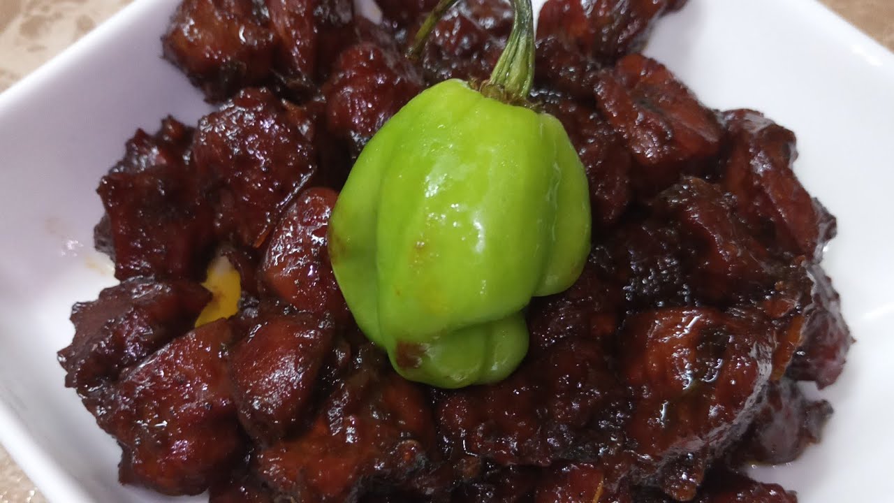 Trini style stewed gizzards