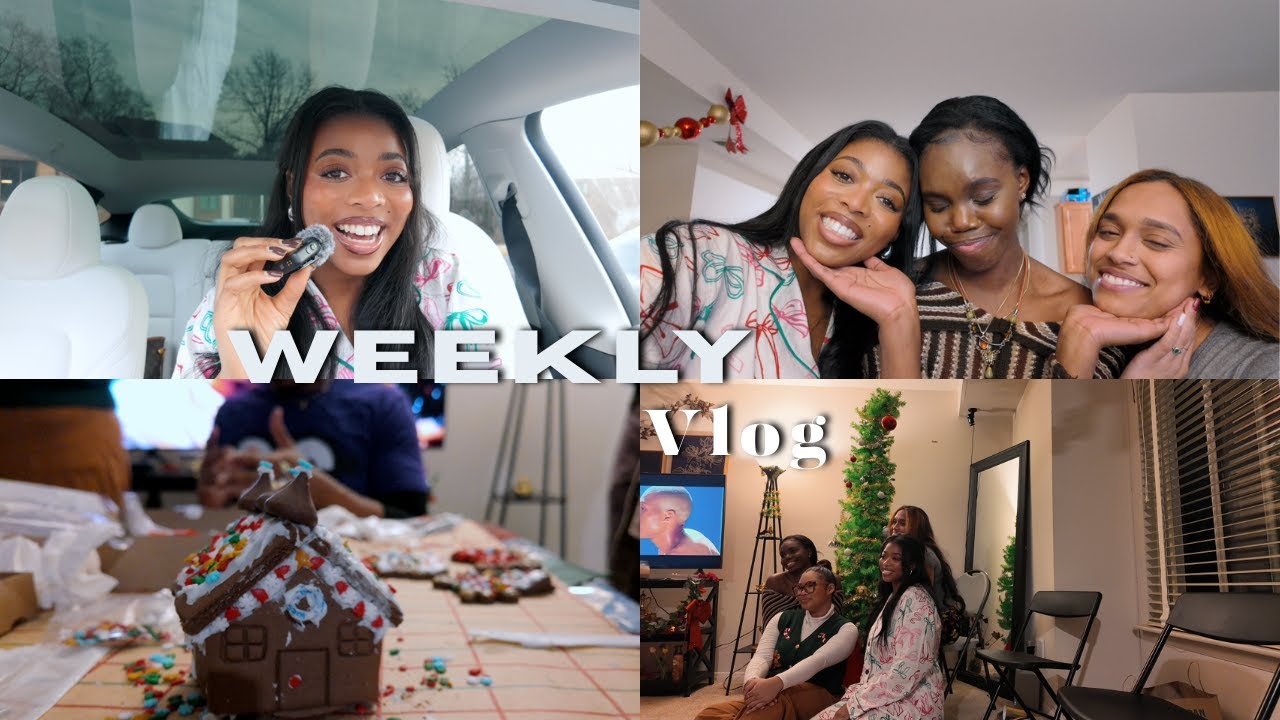 Weekly Vlog | Christmas brunch w/ college friends