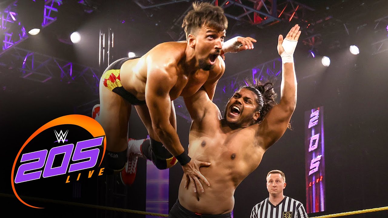Гуру Раадж против Андре Чейза &ndash; отборочный матч турнира NXT Breakout: WWE 205 Live, 2 июля 2021 г...