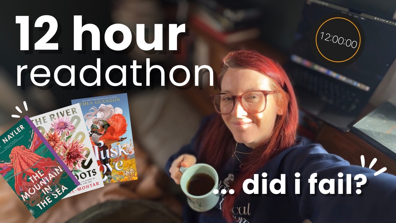 12 HOUR READATHON ☕📖 cozy reading vlog + book recommendations