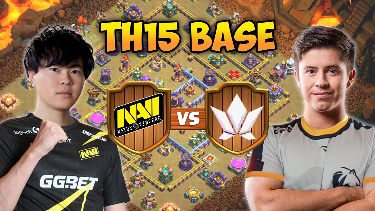 NAVI vs Lotus Gaming Bases | Top 6 TH15 War Bases with Link