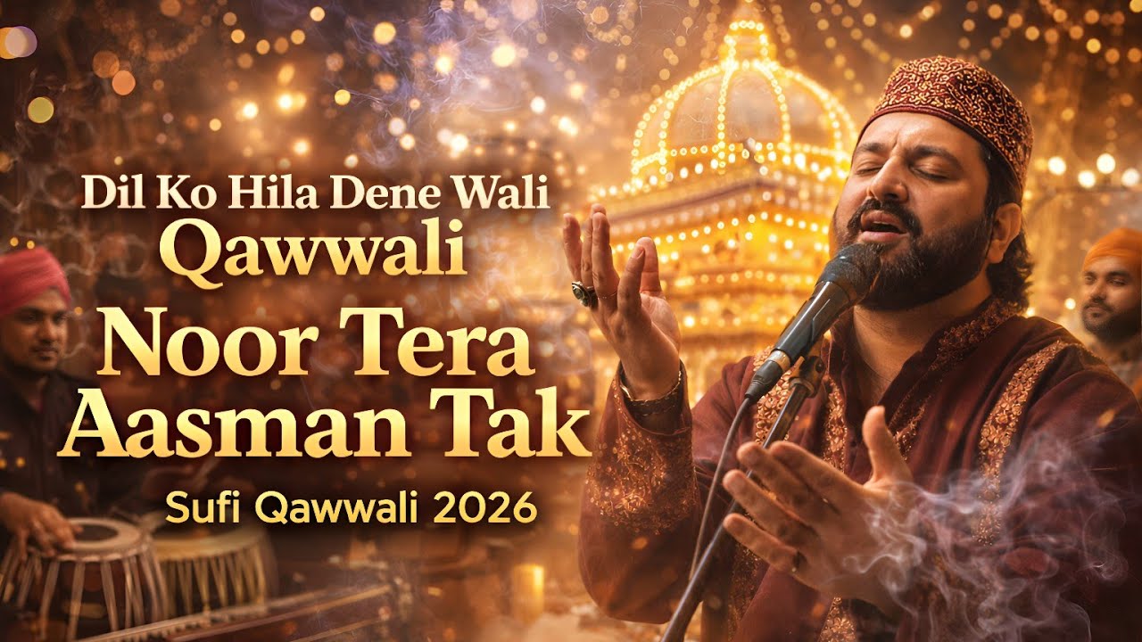 Dil Ko Hila Dene Wali Sufi Qawwali 2026 🔥 | Noor Tera Aasman Tak | Heart Touching Kalam