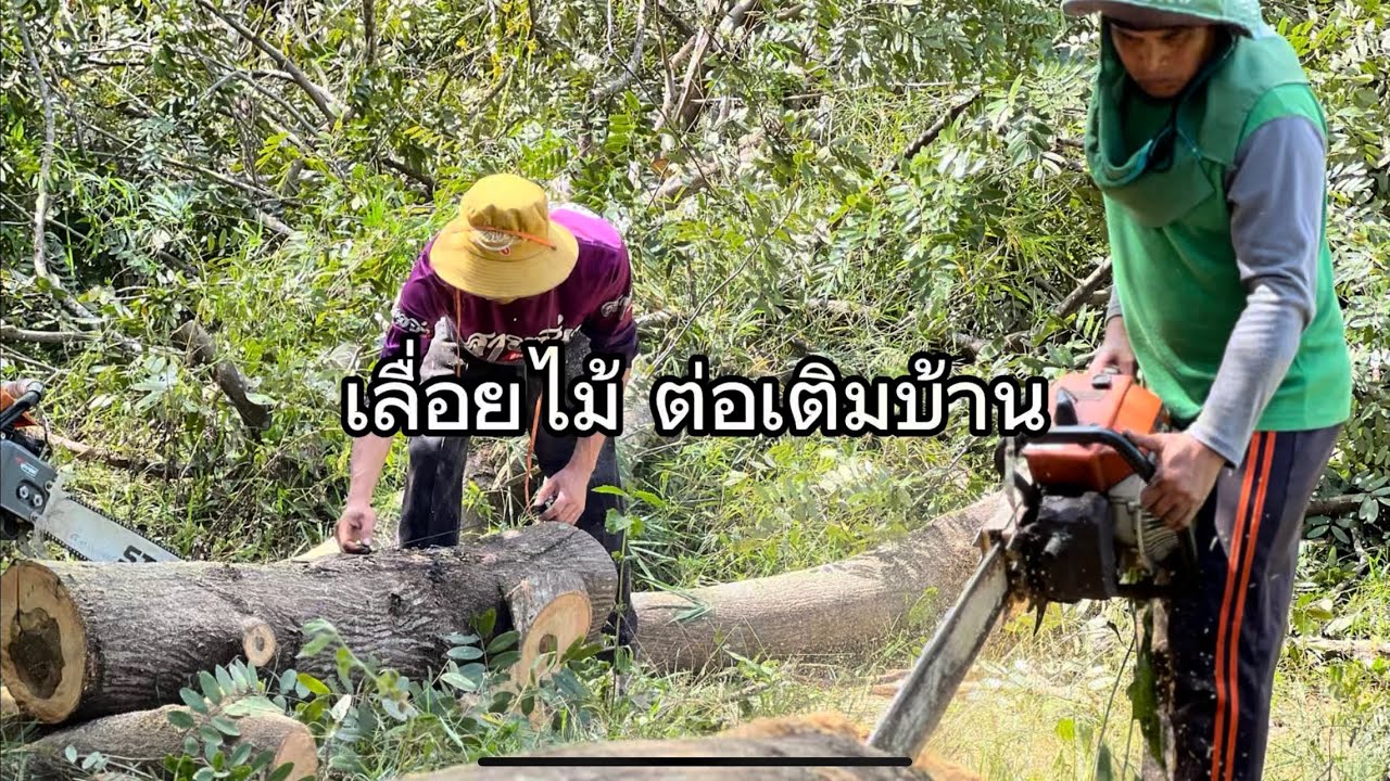 เลื่อยไม้ต่อเติม บ้าน ชีวิตบ้านนอก