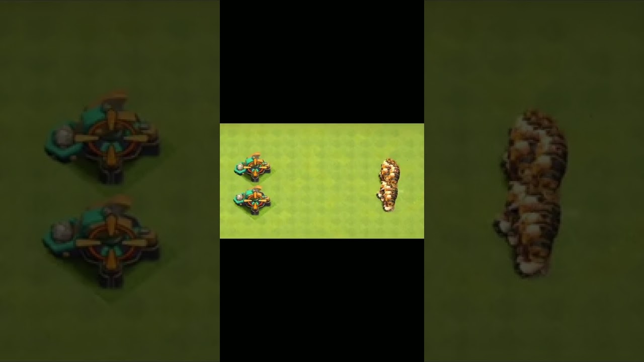 Max Scattershot Vs level 1 Mortar |clash of clans#clashof#shorts#games#android#clash#capital#viral