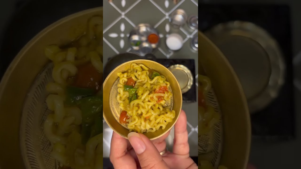 Mini Veg Maggi ASMR 🔥🍜