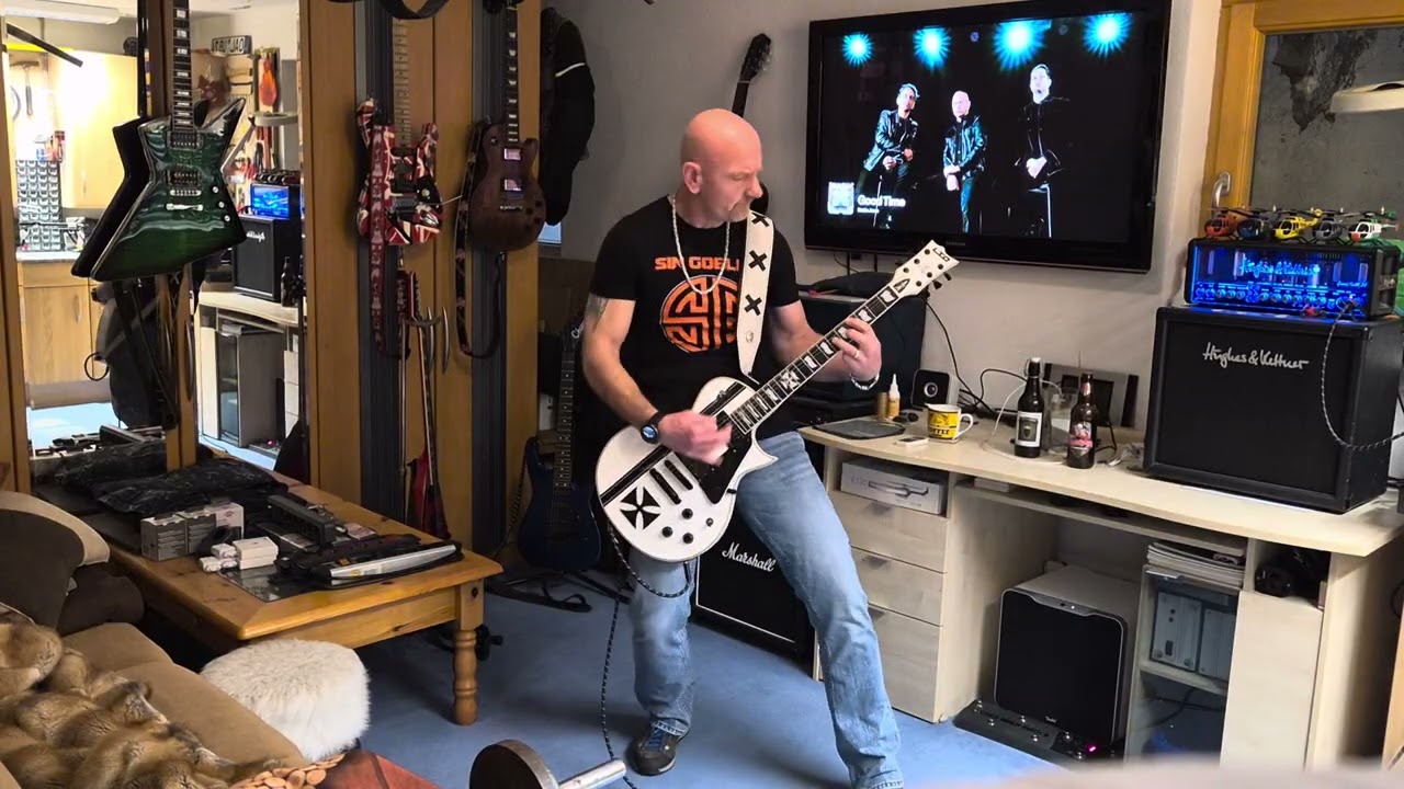 DANKO JONES - Good Time - Guitar Cover - Rockstar Studio Production 🤘🏼 