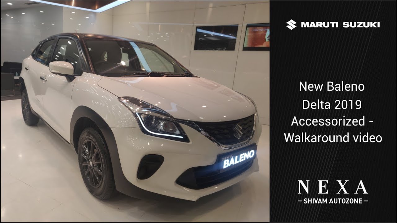 New Baleno Delta 2019 Accessories - Walkaround | Shivam Autozone