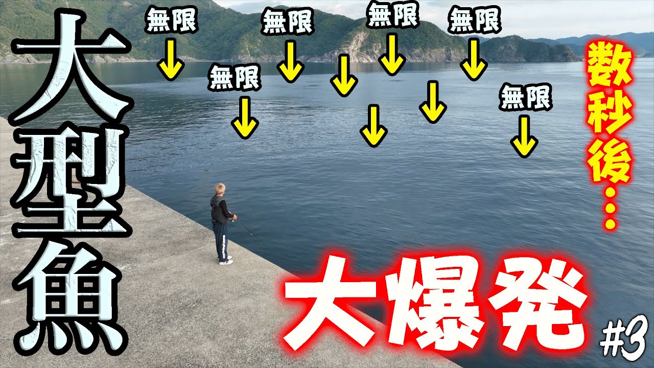 レベチ！大型回遊魚がボコボコ無限に湧く堤防が半端ない！！ 【釣り図鑑を作ろう！in 上五島#3】
