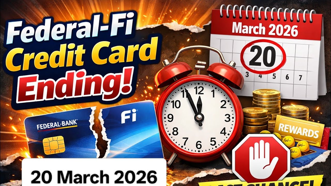 BIG UPDATE: All FI Federal Credit Cards Discontinue ❌ From 20th March 2026 