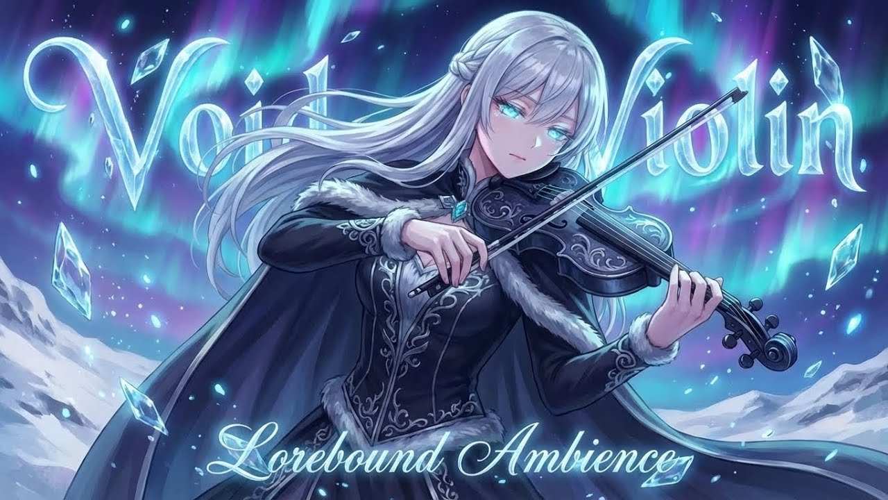 Void Violin | Ethereal Fantasy Ambience & Sad Strings | Cozy Winter Night for D&D