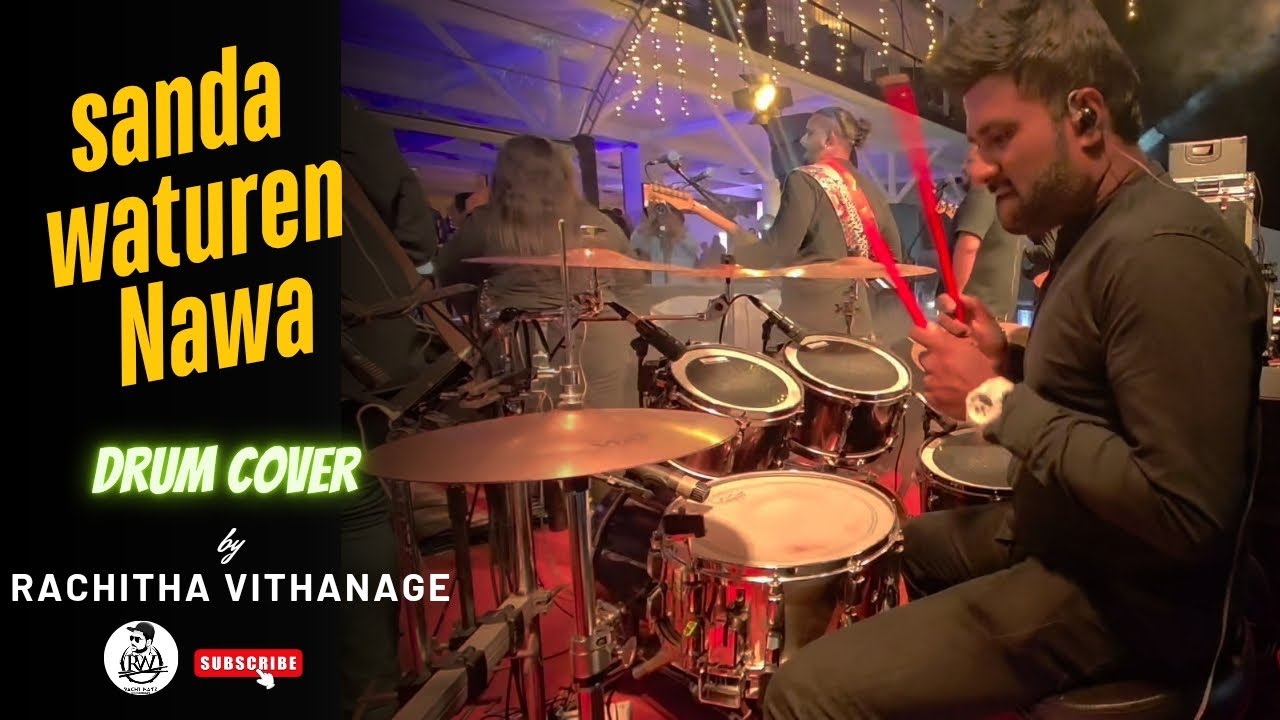 Sandawathuren (සඳ වතුරෙන්) | Ashanthi - Live drum cam by Rachitha Vithanage