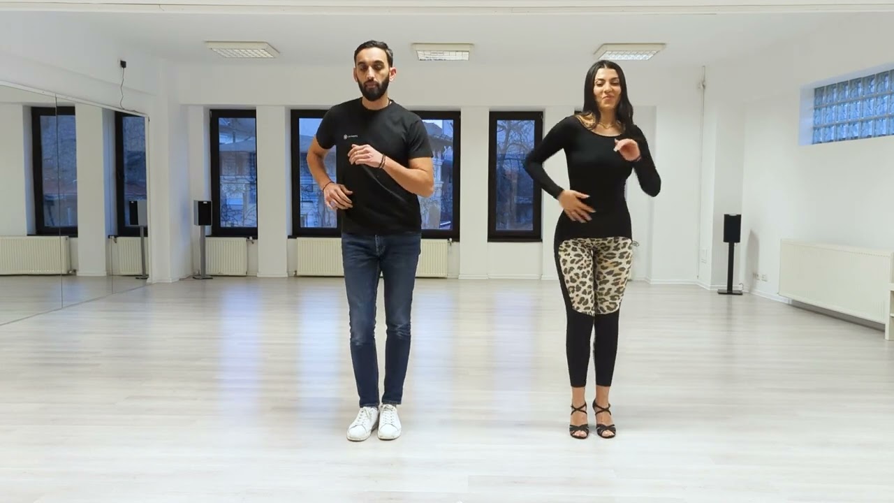 La Puerta - Salsa on 1 Basic Steps - HOW TO