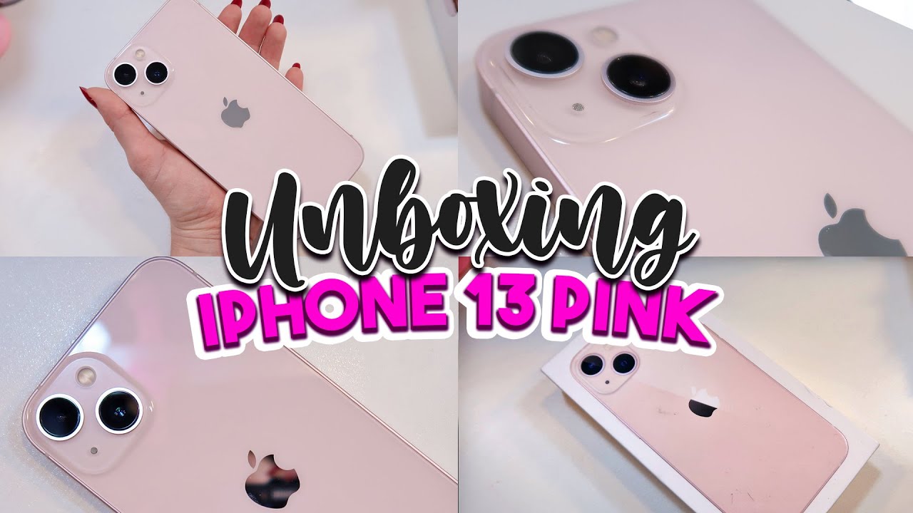 UNBOXING MEU IPHONE 13 PINK - Iphone 13 rosa unboxing brasil