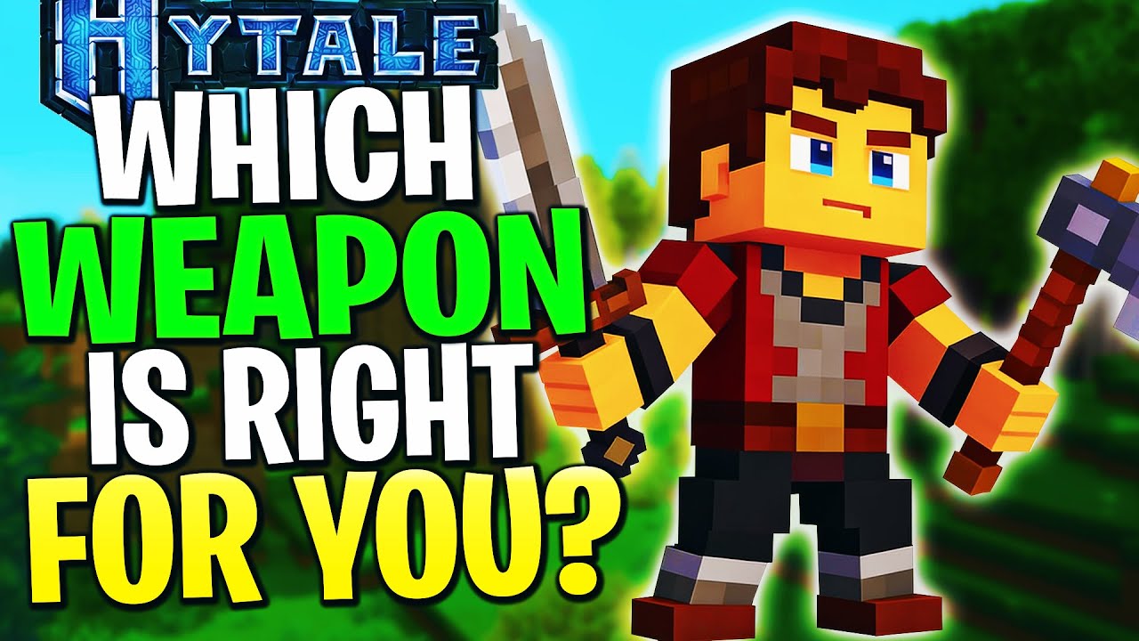 Какое оружие подходит именно вам? Обзор всего оружия (Руководство по оружию Hytale)