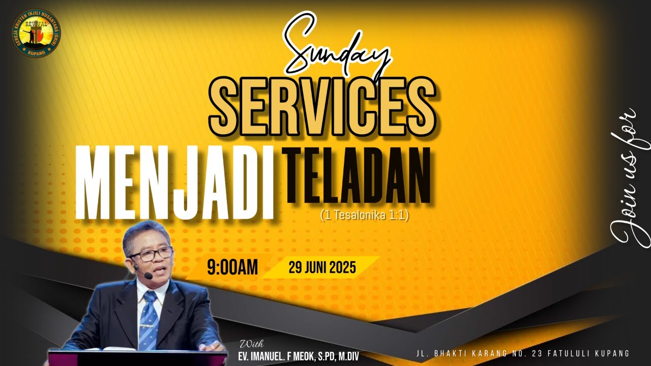 IBADAH ONLINE GKIN REVIVAL KUPANG | 29 JUNI 2025 | 