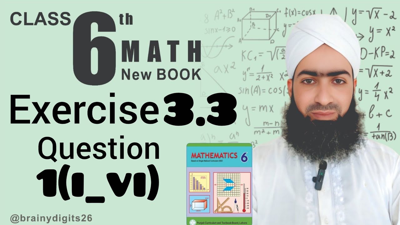 Class 6 | Maths | Ch #3 | Ex #3.3 | Q#1 | Sir Usman Attari | BODMAS | Simplification | Brainy Digits