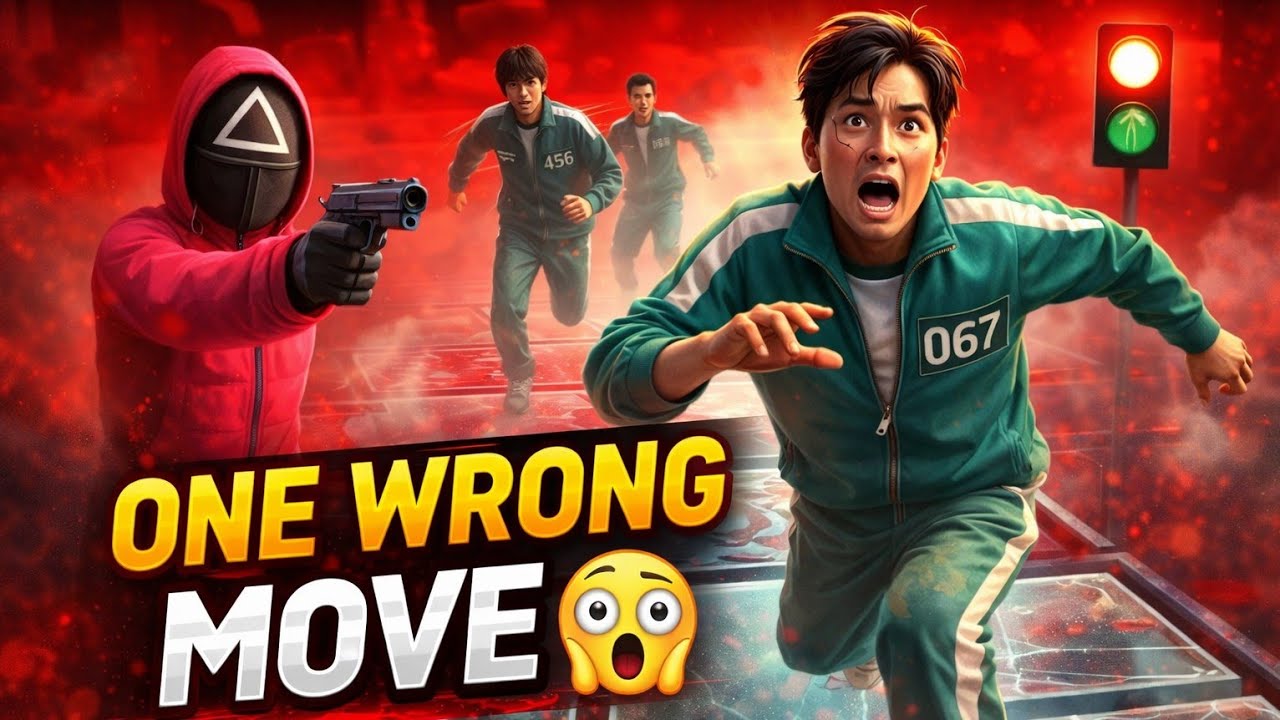 ONE WRONG MOVE = ELIMINATED 😱 | Squid Game Run Gameplay