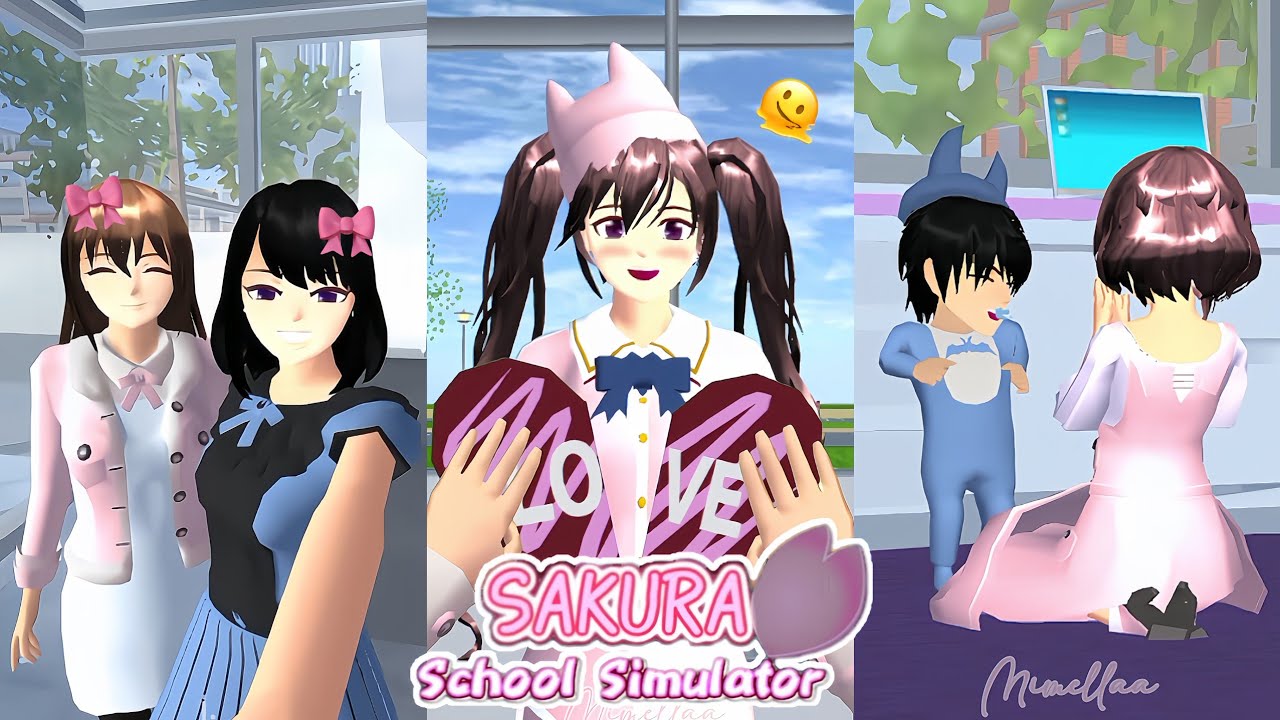 KOMPILASI SHORTS SAKURA SCHOOL SIMULATOR TERBARU 2025!!😻💕 PART 1 sakuraschoolsimulator #fyp