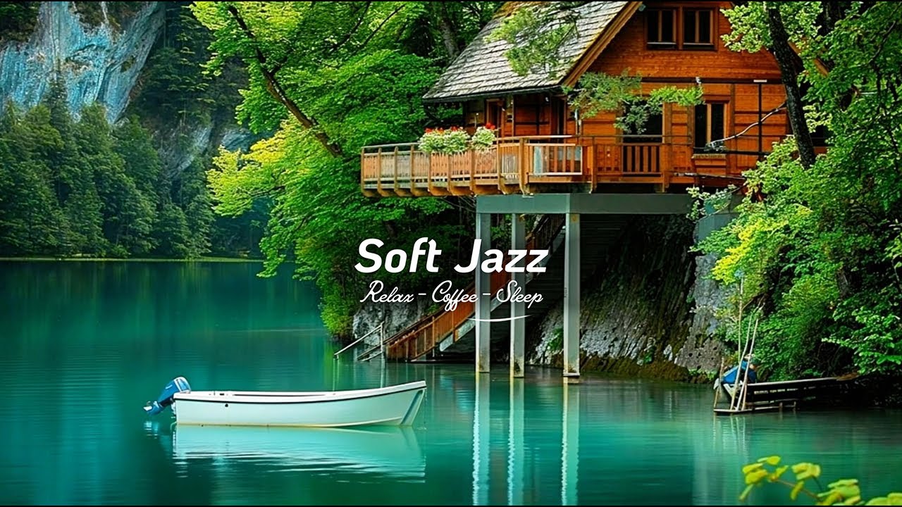 Spring Garden Jazz 🌸 Cozy Café Ambience for Work, Reading & Inspiration