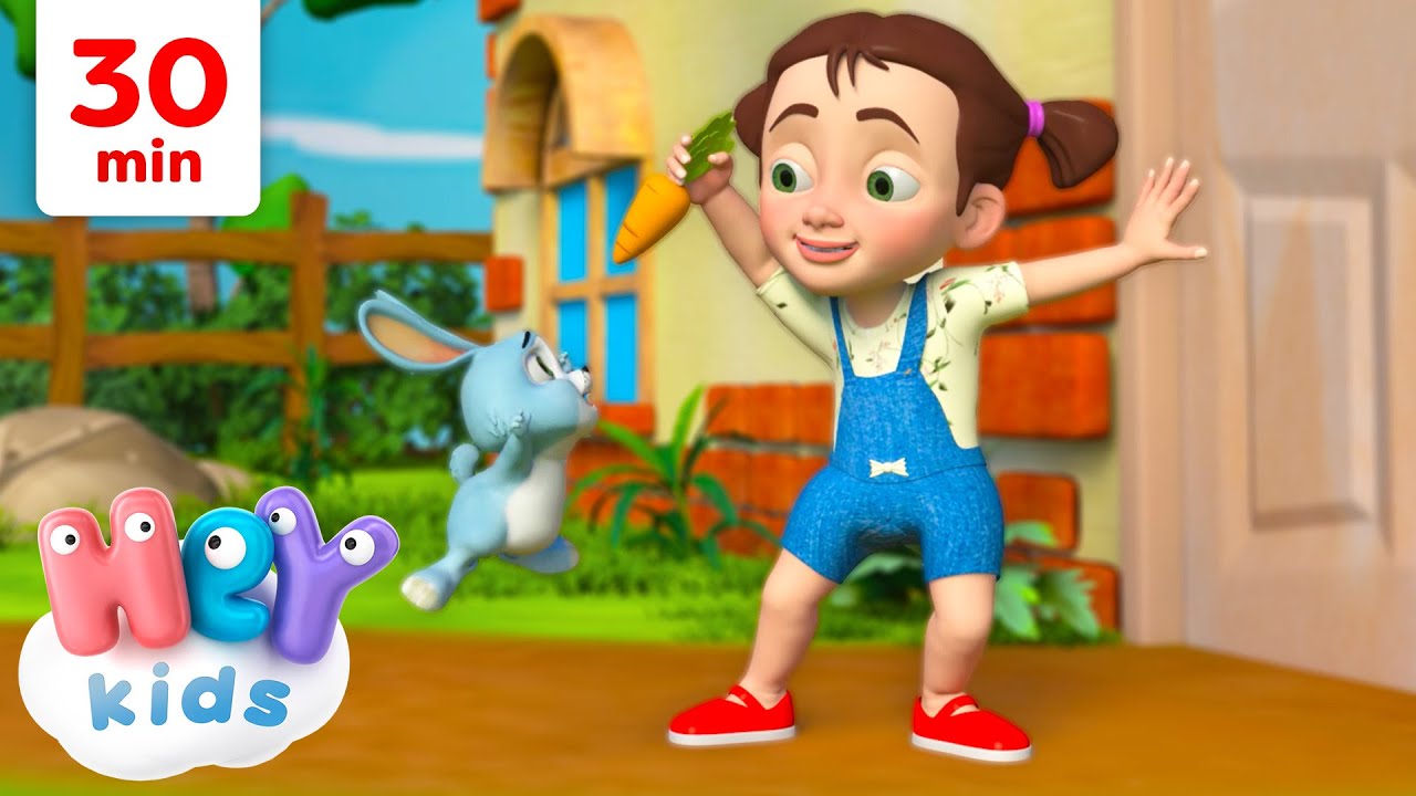 Salta, salta, coniglietto mio, salta! 🐰 | Canzoni per Bambini | HeyKids Italiano