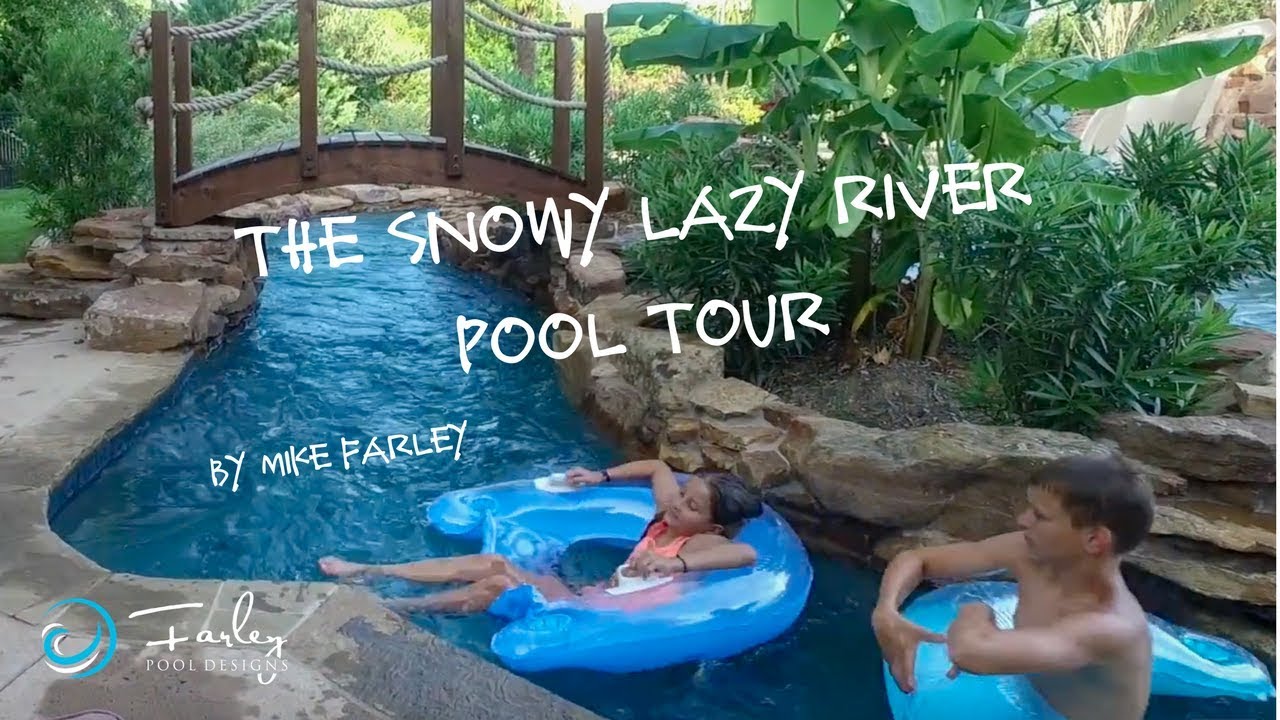 Snowy Lazy River Pool Tour by Mike Farley, SWD, ASLA