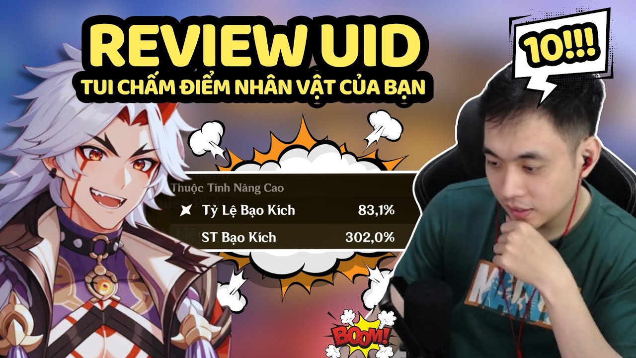 Review UID, tôi chấm điểm nhân vật của bạn - Genshin Impact
