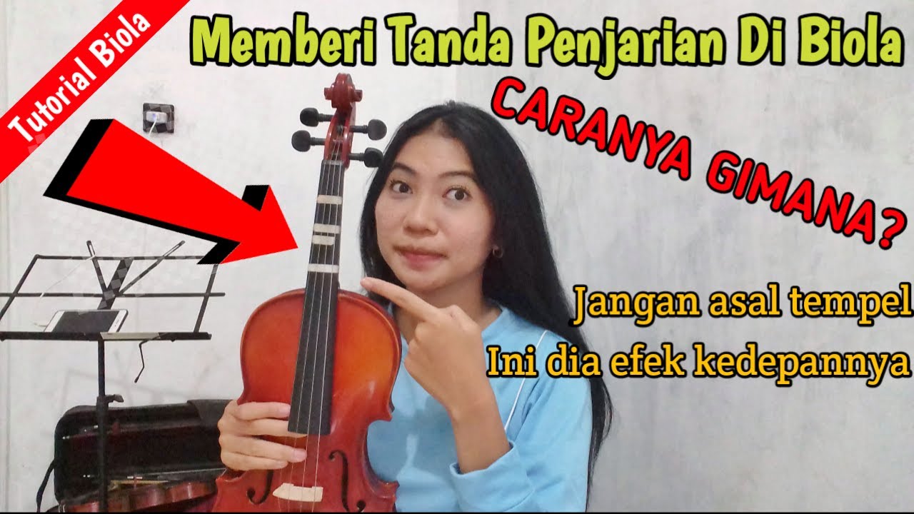 Cara Memberikan Tanda Penjarian Menggunakan Plester Di Biola & CARA MEMPERGUNAKANNYA