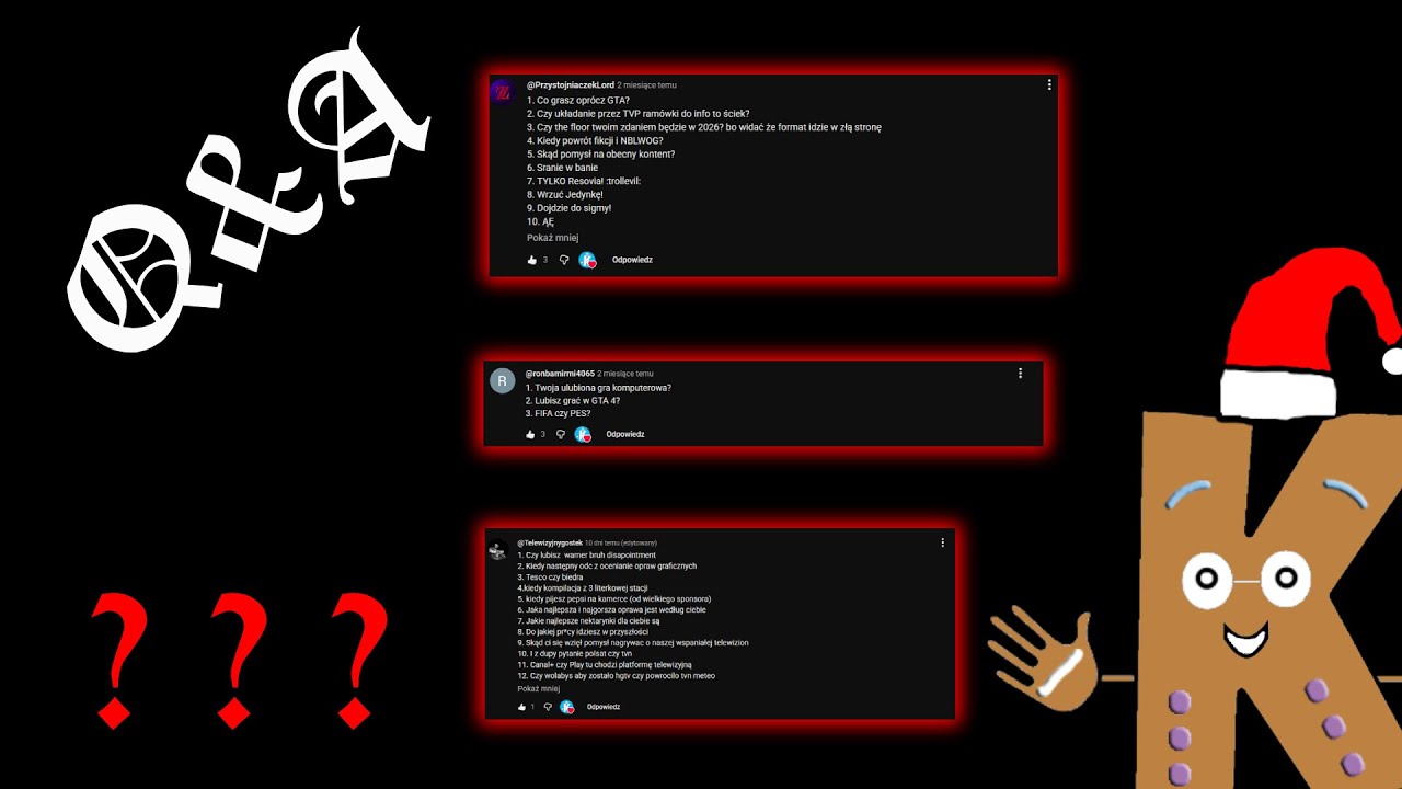 czy będzie kompilacja piernik sd??? | Świąteczne i specjalne Q&A (#2)