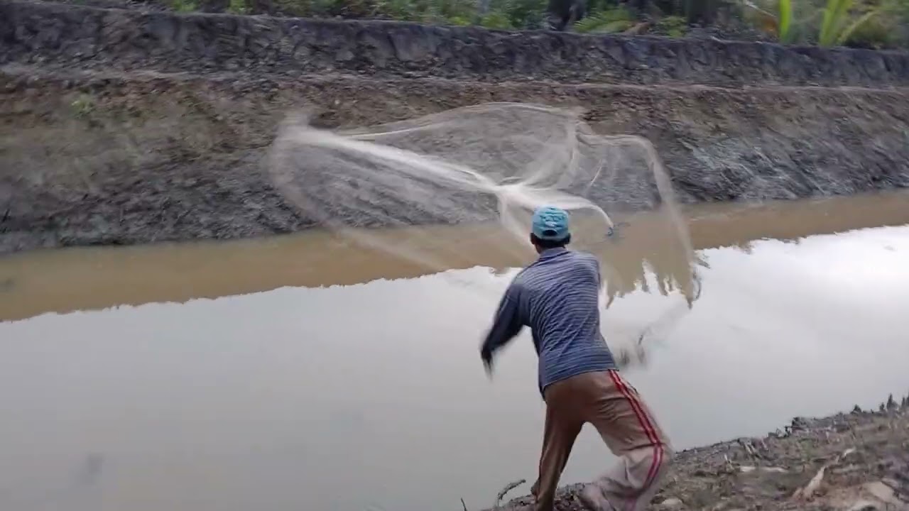 JALA IKAN KE 2 DI KALI HASIL MEMUASKAN SEKALI