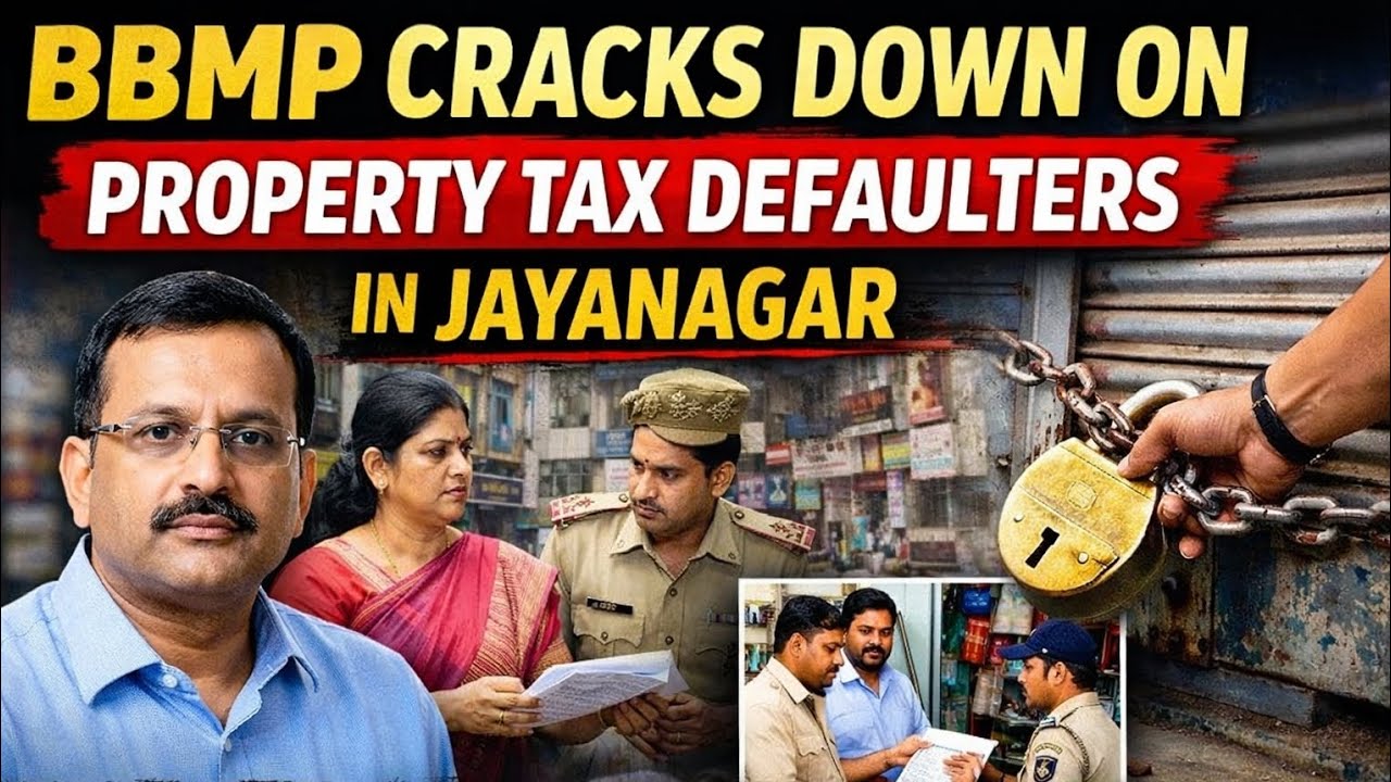 Property Tax Recovery Drive: BBMP Inspects Commercial Complexes in South Bengaluru