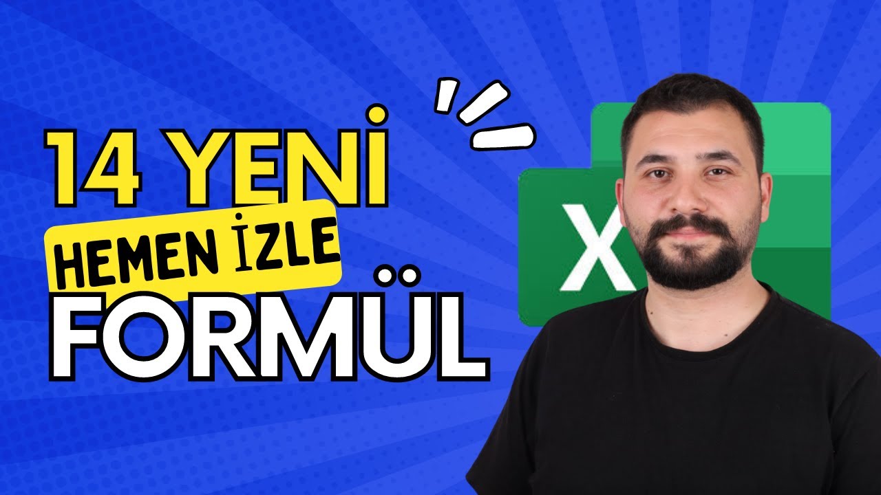 MS Excel'de 14 Yeni Formül (Office 365) - 2023