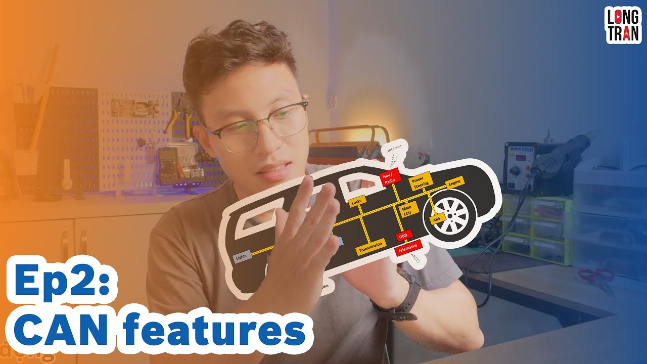 Ep2: Tại Sao CAN Bus Cần Điện Trở 120 Ohm & Dây Xoắn Đôi? CAN features | CAN cho người mới bắt đầu