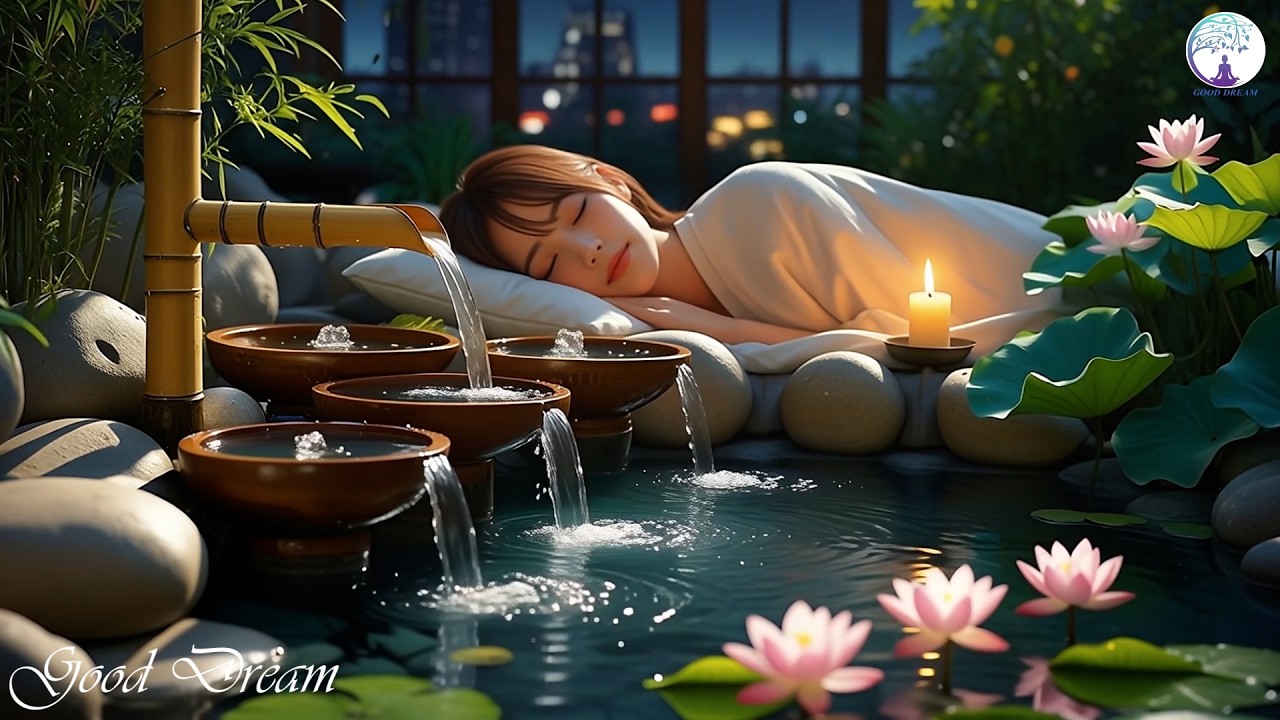 Serene Waterfall Sanctuary | Stress Relief & Relaxing Sounds