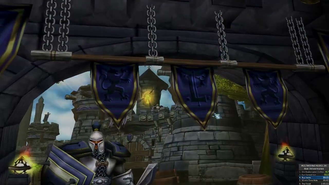 WC3 RoC. Human Campaign (Hard). 1:03:23 IGT (1:04:57 RTA). 2nd world place