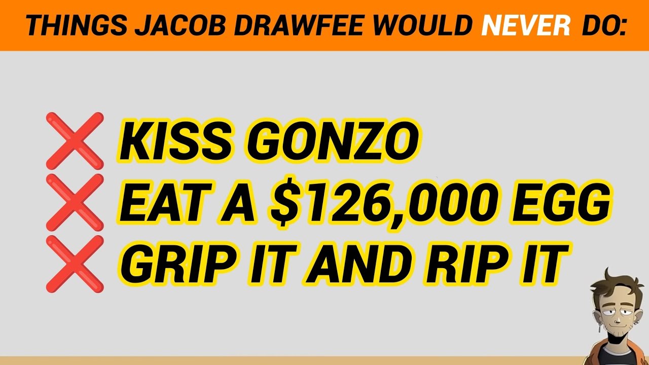 things jacob drawfee would NEVER do