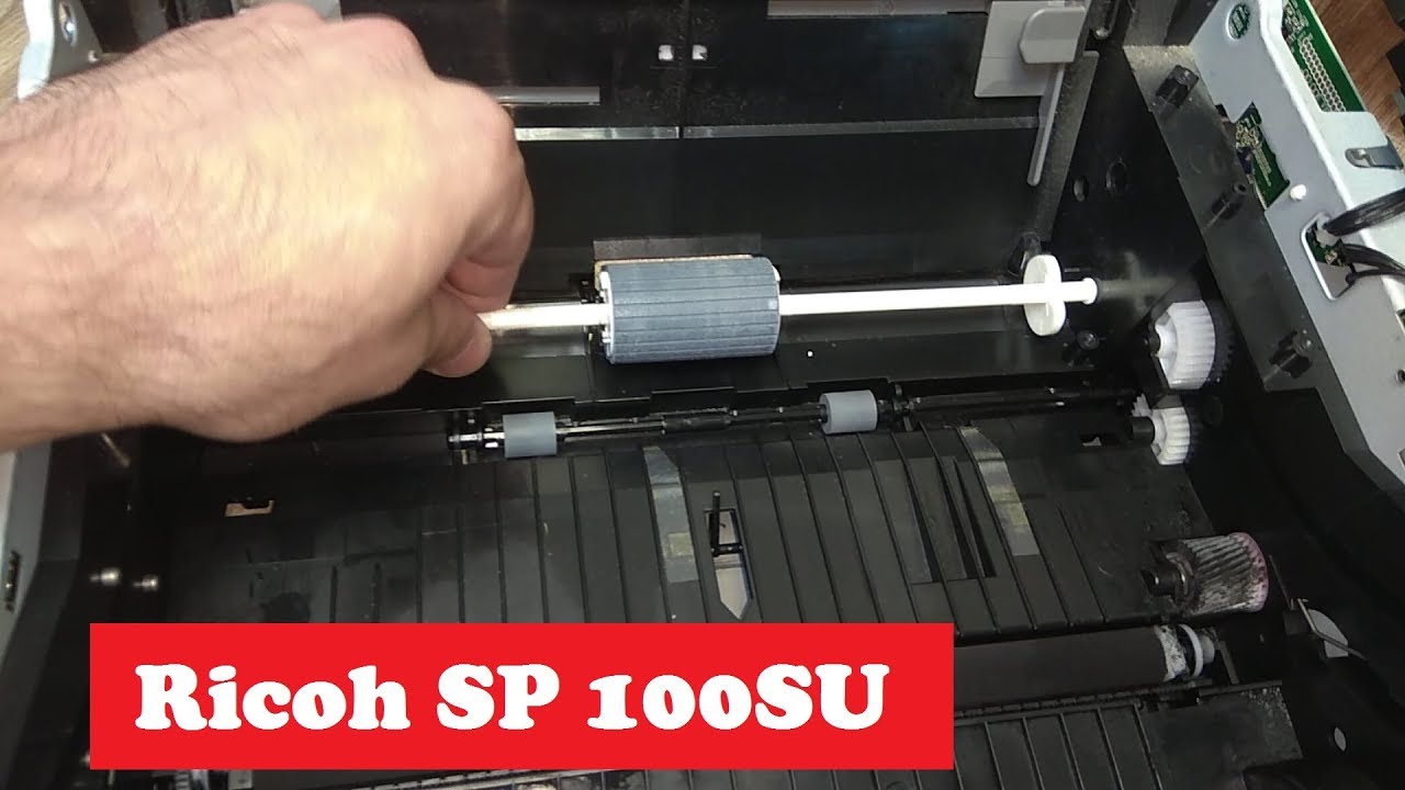 Ricoh SP 100SU не берет бумагу. Ошибка E1. Разборка